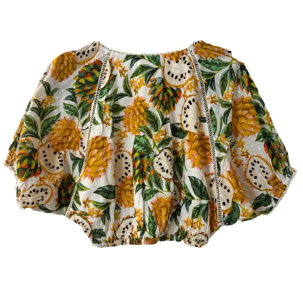 NWOT FARM Rio Biriba Crop Top - Picture 3 of 6